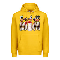 Lemon Baseball Mom Premium Hoodie - CowhideDigitalArt