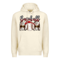 Sandshell Baseball Mom Premium Hoodie - CowhideDigitalArt