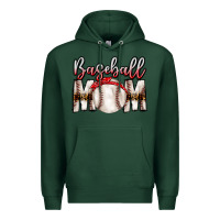 Sports Green Baseball Mom Premium Hoodie - CowhideDigitalArt