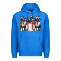 True Royal Baseball Mom Premium Hoodie - CowhideDigitalArt