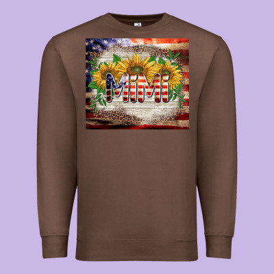 Patriotic Mimi Tumbler Premium Sweatshirt Designed By Barkaloodesign