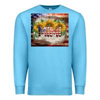Ocean Blue patriotic mimi tumbler Premium Sweatshirt - BarkalooDesign