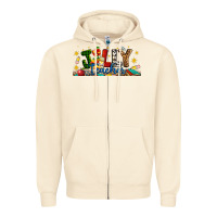 Sandshell Christmas Jolly Teacher Zipper Hoodie - Artiststas