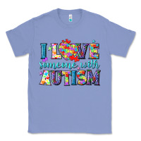 Colony Blue I love someone with Autism Classic Tee - NancyCooperArtShop