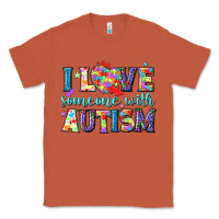 Copper I love someone with Autism Classic Tee - NancyCooperArtShop