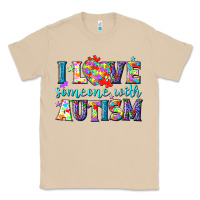 Mushroom I love someone with Autism Classic Tee - NancyCooperArtShop
