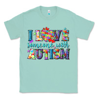 I Love Someone With Autism Classic Tee | Teevron