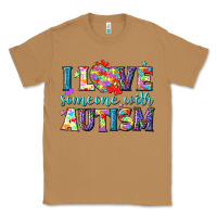 Toasted Coconut I love someone with Autism Classic Tee - NancyCooperArtShop