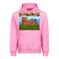 Fuchsia Pink holiday and santa. claus Urban Hoodie - AdoDesignShop