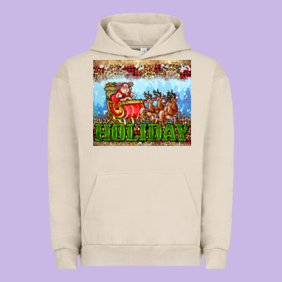 Holiday And Santa. Claus Urban Hoodie Designed By Adodesignshop