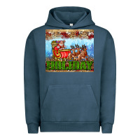 Pigment Midnight Navy holiday and santa. claus Urban Hoodie - AdoDesignShop