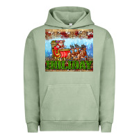Pigment Oil Green holiday and santa. claus Urban Hoodie - AdoDesignShop