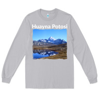 Moon Dust Bolivia Huayna Potosi Mountain Andes Art Long Sleeve Tee - trangStudio