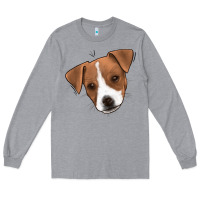 Heather Grey Jack Russel Long Sleeve Tee - Jasminsmagicworld