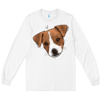 White Jack Russel Long Sleeve Tee - Jasminsmagicworld