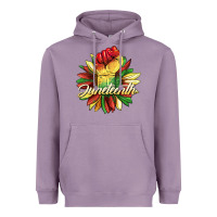 Lavender juneteenth fist sunflower Heavyweight Hoodie - BarkalooDesign