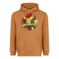 Meerkat juneteenth fist sunflower Heavyweight Hoodie - BarkalooDesign