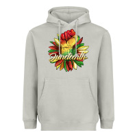Moon Dust juneteenth fist sunflower Heavyweight Hoodie - BarkalooDesign