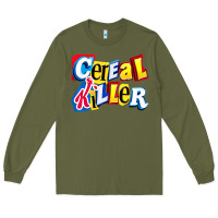 Army Green Cereal Killer For The Cereal Lovers In Your Family Long Sleeve Tee - trangStudio