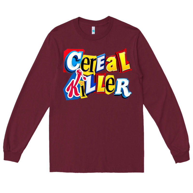 Cereal Killer For The Cereal Lovers In Your Family Long Sleeve Tee by trangStudio | Teevron