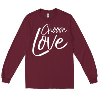 Burgundy Cute Christian Joyful Gift Kid'S Choose Joy Long Sleeve Tee - trangStudio