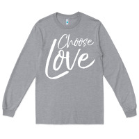 Heather Grey Cute Christian Joyful Gift Kid'S Choose Joy Long Sleeve Tee - trangStudio