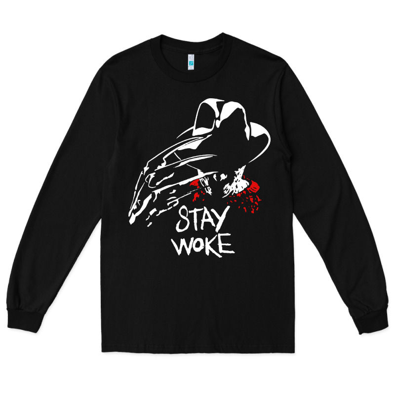 Stay Woke Freddy Krueger Long Sleeve Tee by trangStudio | Teevron