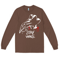 Chestnut stay woke freddy krueger Long Sleeve Tee - trangStudio