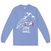 Colony Blue stay woke freddy krueger Long Sleeve Tee - trangStudio