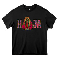 Black Hija Lady of Guadalupe Heavy Core Tee - Bettercallsaul