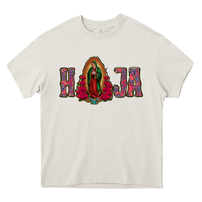 Hija Lady Of Guadalupe Heavy Core Tee by Bettercallsaul | Teevron