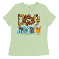 Matcha Dog Nana with Paw Ladies Tee - texasbilliewilder