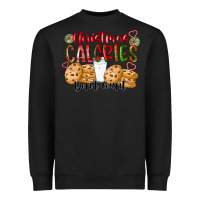 Black christmas calories dont count Heavyweight Sweatshirt - CowhideDigitalArt
