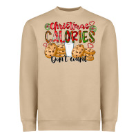 Christmas Calories Dont Count Heavyweight Sweatshirt | Teevron