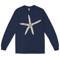 Navy CABO SAN LUCAS Mexico Souvenir Travel Gift Starfish Long Sleeve Tee - trangStudio
