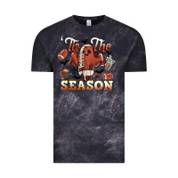 Cloud Black tis the season football halloween Vintage Tee - CowGirlArtShop