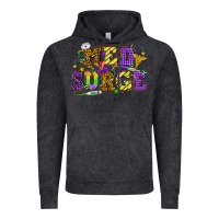Vintage Black Mardi Gras Med Surge Vintage Hoodie - HowdyJamesFarm