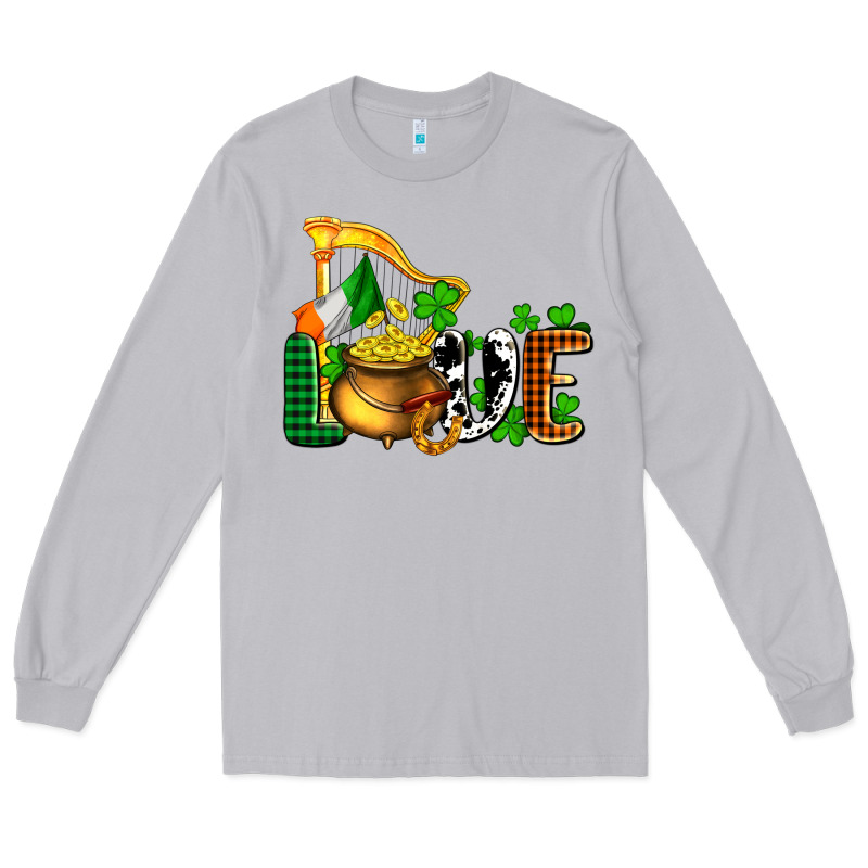 St. Patrick's Love And Golds Long Sleeve Tee by OliviaCreatesArt | Teevron