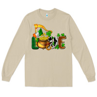 Mushroom St. Patrick's Love and golds Long Sleeve Tee - OliviaCreatesArt