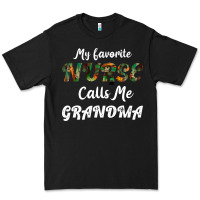 Black My Favorite Nurse Calls Me Grandma Premium Tee - Bettercallsaul