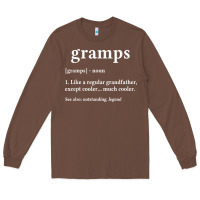 Chestnut Grandpa Gift for Gramps, Fathers Day Birthday Gift Idea Long Sleeve Tee - trangStudio