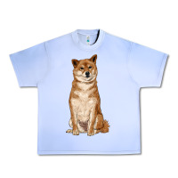 Grape Ice shiba inu Urban Heavy Tee - RanaPortraitStore