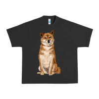 Pigment Black shiba inu Urban Heavy Tee - RanaPortraitStore