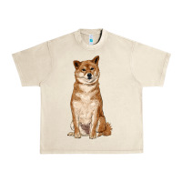 Sandshell shiba inu Urban Heavy Tee - RanaPortraitStore