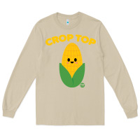 Mushroom corn t  shirt c r o p t o p t  shirt Long Sleeve Tee - trangStudio