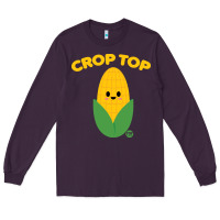 Plum corn t  shirt c r o p t o p t  shirt Long Sleeve Tee - trangStudio