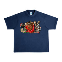 Navy joy Urban Heavy Tee - CowGirlArtShop