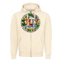 Sandshell Christmas Jolly Teacher Zipper Hoodie - Artiststas
