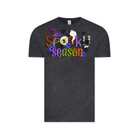 Vintage Black spooky season Vintage Tee - CowGirlArtShop