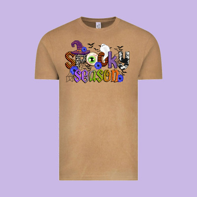 Spooky Season Vintage Tee Designed By Cowgirlartshop